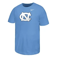 T-shirt Nike pour enfant, bleu Caroline, logo des Tar Heels de Caroline du Nord