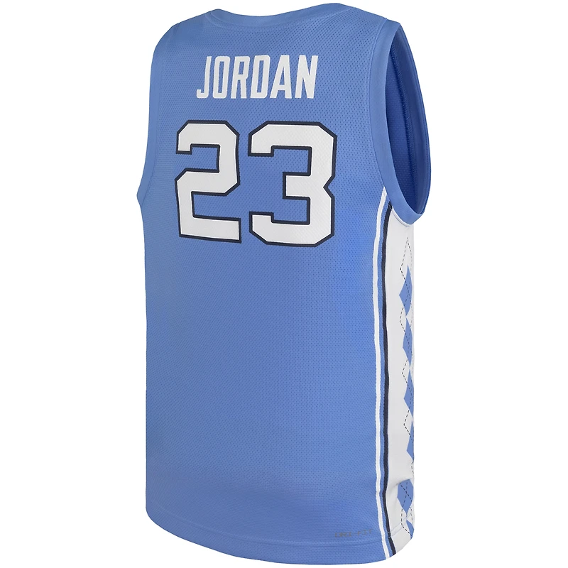 Youth Nike Michael Jordan Carolina Blue North Tar Heels Replica Basketball Jersey