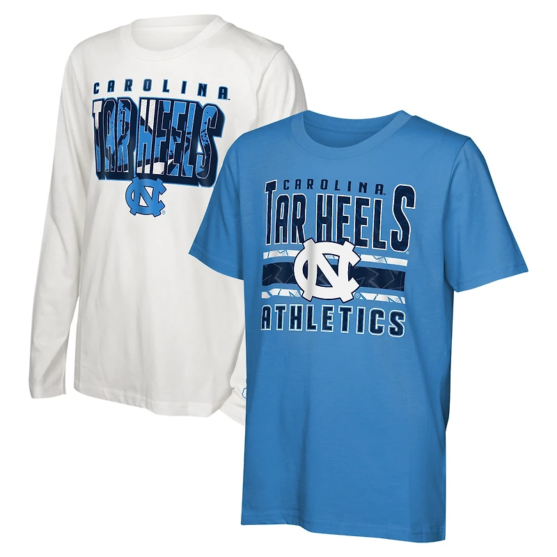 Youth North Carolina Tar Heels the Mix T-Shirt Combo Set