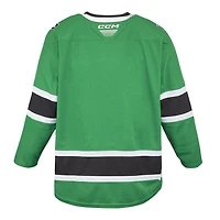 Maillot de hockey réplique CCM Kelly Green pour homme, Dakota du Nord