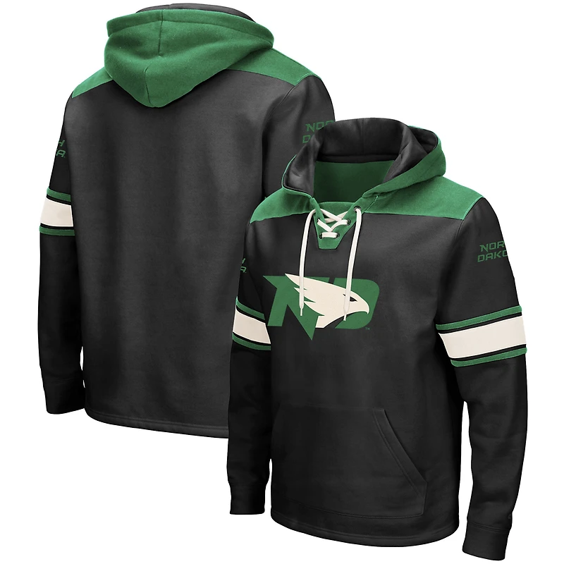 Sweat à capuche lacets Colosseum Black North Dakota 2.0 pour homme