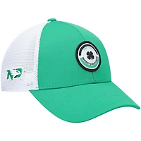 Men's Kelly Green/White North Dakota Motto Trucker Snapback Hat