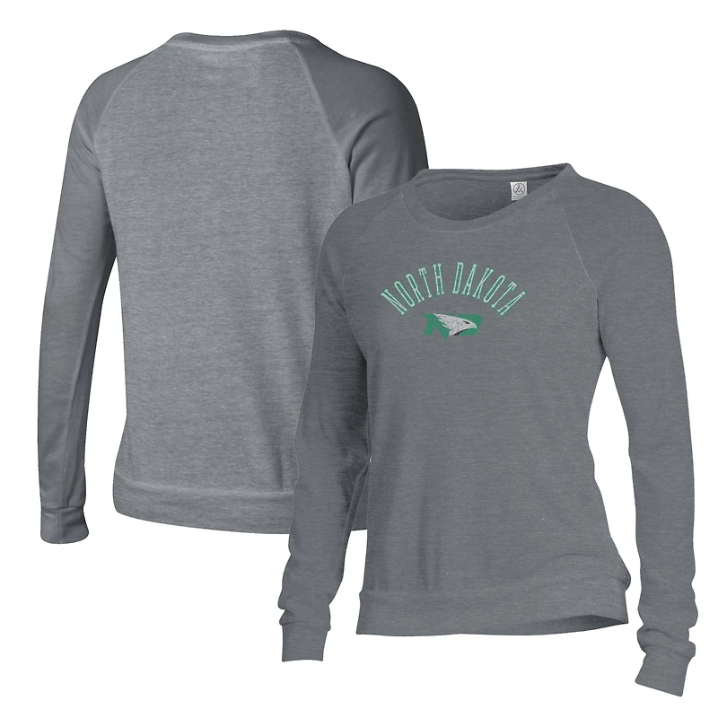 Sweat-shirt ample gris pour femme, style Alternative Apparel, Dakota du Nord