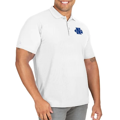 Polo piqué Legacy blanc Antigua pour homme, grandes tailles, North Georgia Nighthawks