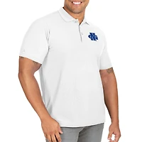 Polo piqué Legacy blanc Antigua pour homme, grandes tailles, North Georgia Nighthawks