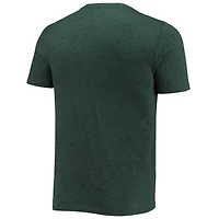 Men's Concepts Sport Heathered Charcoal/Kelly Green North Texas Mean Meter Top & Pants Sleep Set
