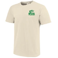 T-shirt crème pour homme avec motif mascotte Mean Green du nord Texas