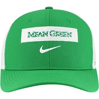 Men's Nike Green North Texas Mean Green 2024/25 Sideline Rise Trucker Adjustable Hat