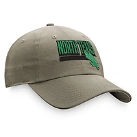 Casquette réglable Top of the World Kaki North Texas Mean Green Slice pour homme