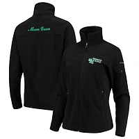 Women's Columbia Black North Texas Mean Green Give & Go Full-Zip Jacket
