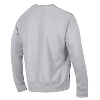Sweat-shirt gris Champion Northeastern Huskies Reverse Weave Crew pour hommes