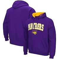 Sweat à capuche Colosseum Charcoal Northern Iowa Panthers Arch & Logo 3.0 pour homme