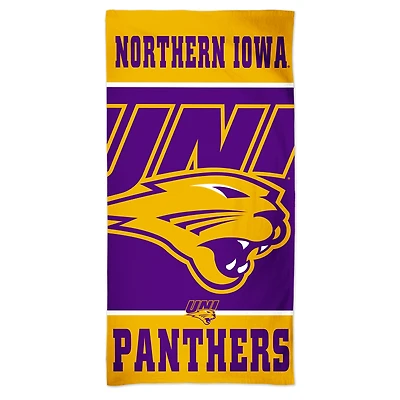 Serviette de plage WinCraft Northern Iowa Panthers 30" x 60" en Spectra