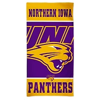 Serviette de plage WinCraft Northern Iowa Panthers 30" x 60" en Spectra