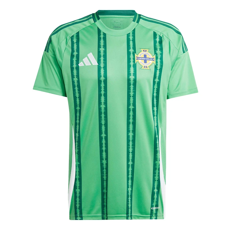 Men's adidas  Green Northern Ireland National Team 2024 Home Replica Jersey