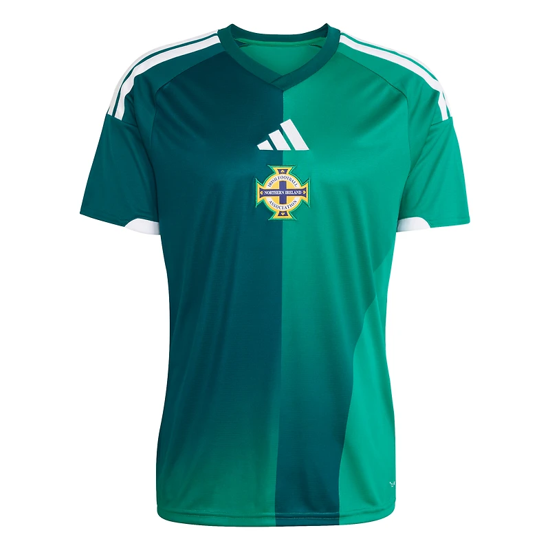 Maillot réplique domicile 2026 de l'équipe nationale d'Irlande du Nord (vert) adidas pour homme