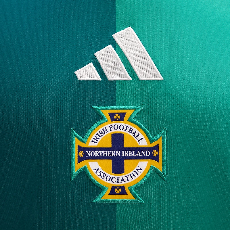 Maillot réplique domicile 2026 de l'équipe nationale d'Irlande du Nord (vert) adidas pour homme