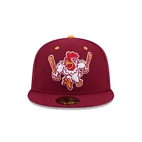 Men's New Era  Burgundy Northwest Arkansas Naturals Theme Nights 59FIFTY Fitted Hat