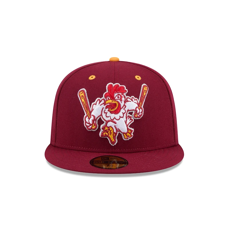 Men's New Era Burgundy Northwest Arkansas Naturals Theme Nights 59FIFTY Fitted Hat
