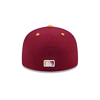 Casquette ajustée 59FIFTY bordeaux pour homme de New Era, thème Northwest Arkansas Naturals, soirées à