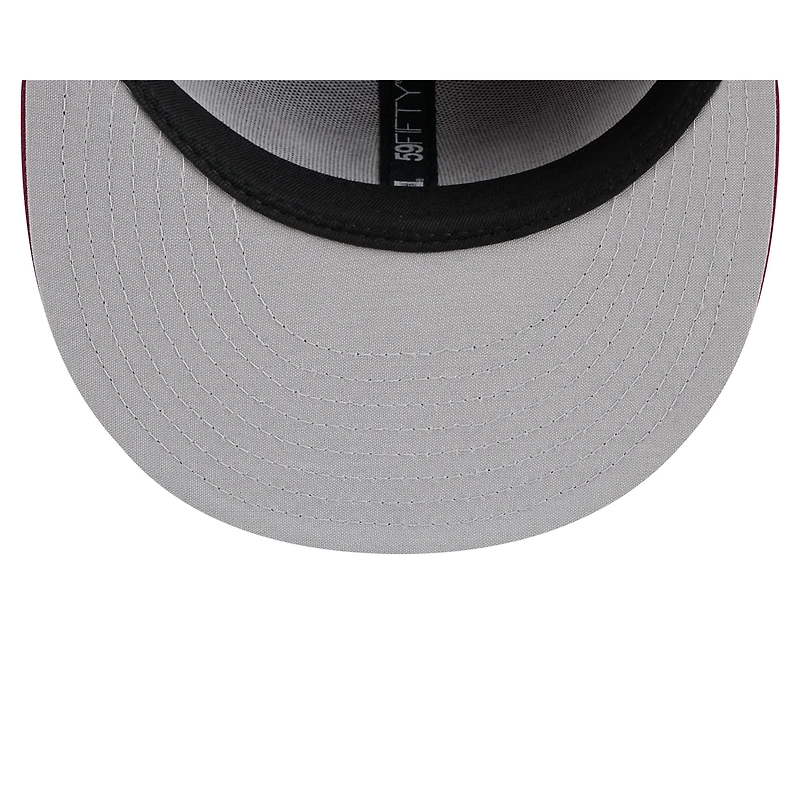 Men's New Era  Burgundy Northwest Arkansas Naturals Theme Nights 59FIFTY Fitted Hat