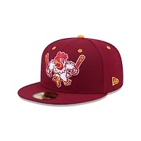 Men's New Era  Burgundy Northwest Arkansas Naturals Theme Nights 59FIFTY Fitted Hat