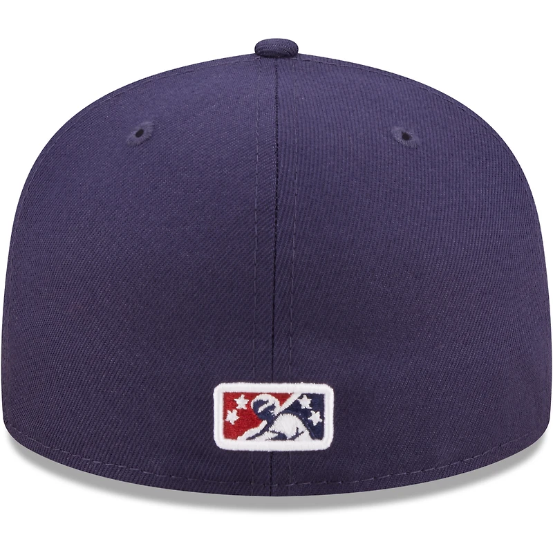 Men's New Era Navy Northwest Arkansas Naturals Authentic Collection 59FIFTY Fitted Hat
