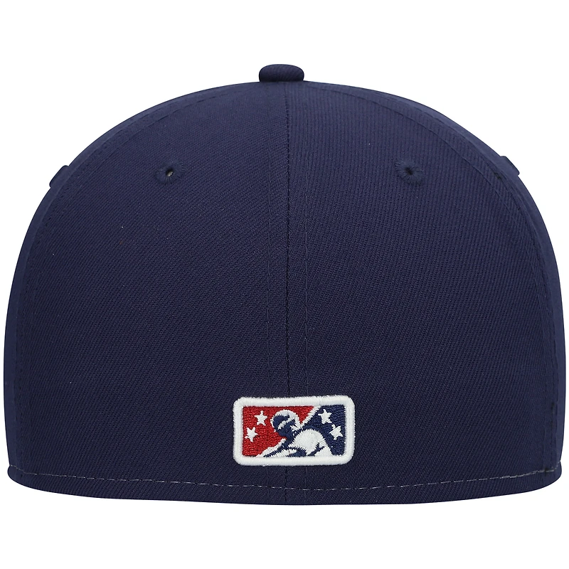 Men's New Era White Northwest Arkansas Naturals Authentic Collection Team Alternate 59FIFTY Fitted Hat