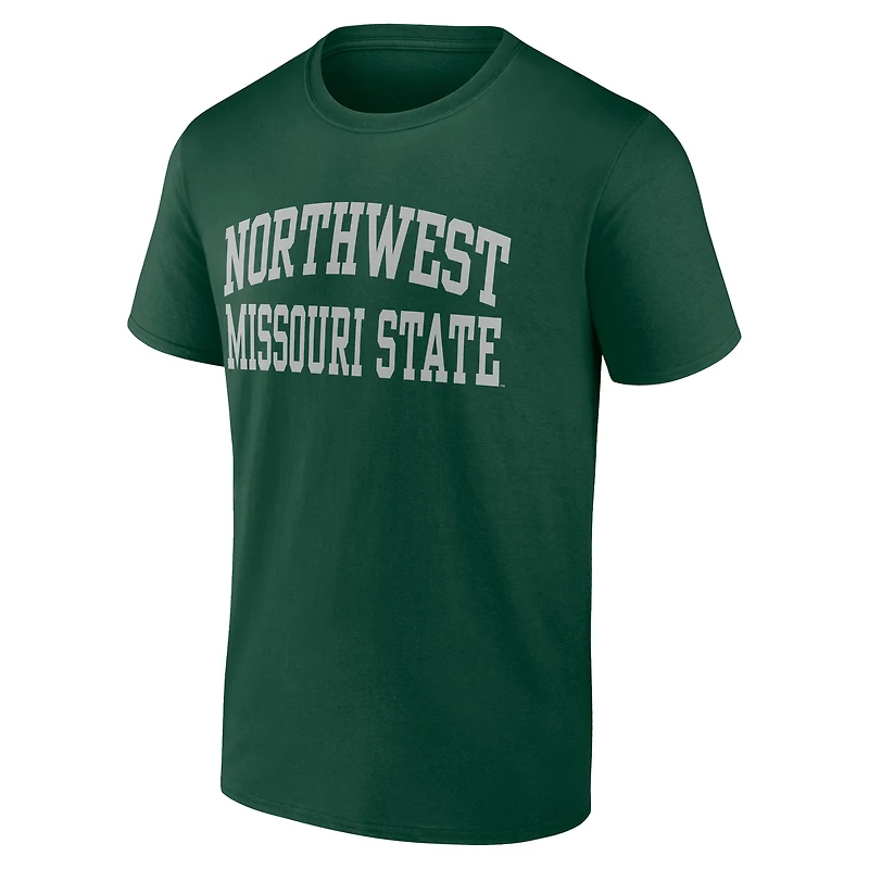 Men's Green Northwest Missouri State Bearcats Arched Wordmark T-Shirt