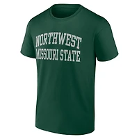 Men's Green Northwest Missouri State Bearcats Arched Wordmark T-Shirt