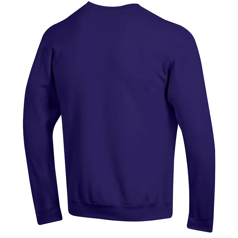 Men's Champion  Purple Northwestern Wildcats Arch Over Logo Pullover Sweatshirt