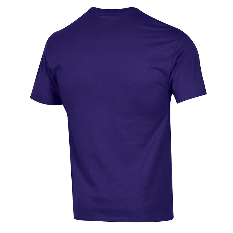 Men's Champion  Purple Northwestern Wildcats Arch Over Logo T-Shirt