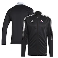 Veste de survêtement zippée adidas Tiro 21 AEROREADY noire pour homme