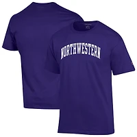 Men's Champion  Purple Northwestern Wildcats Basic Arch T-Shirt