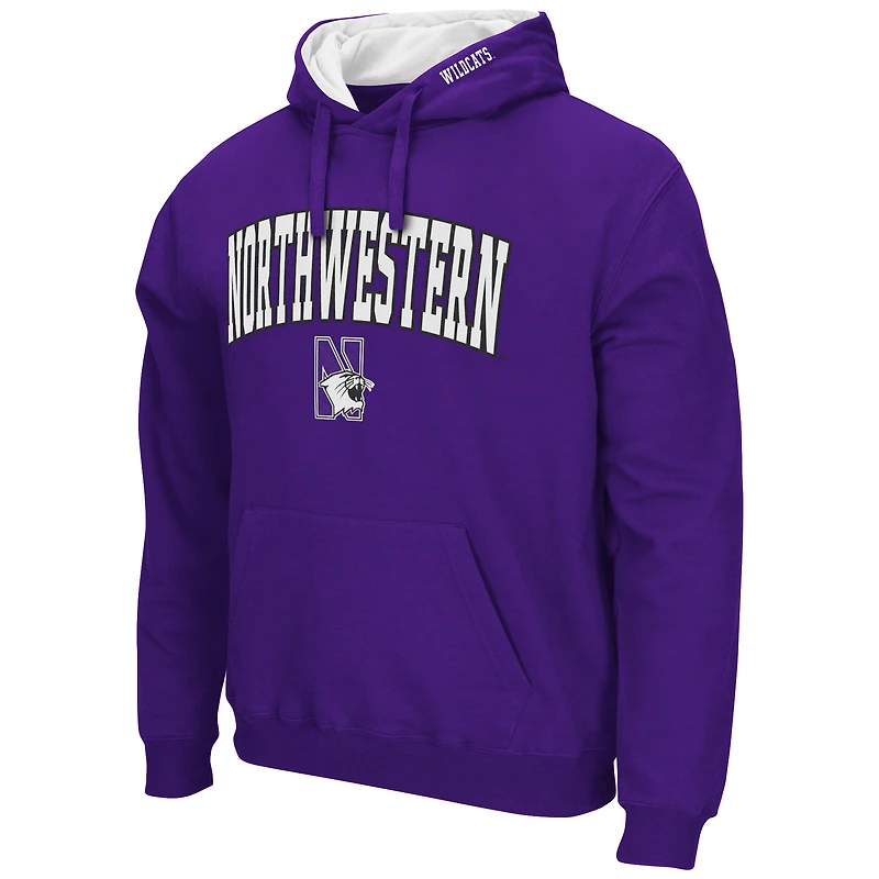 Sweat à capuche Colosseum Purple Northwestern Wildcats Arch & Logo 3.0 pour homme