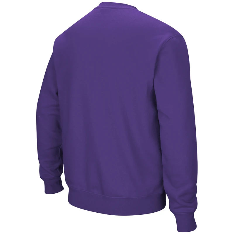 Colosseum Purple Northwestern Wildcats Arch & Logo Crew Neck Sweat-shirt pour homme