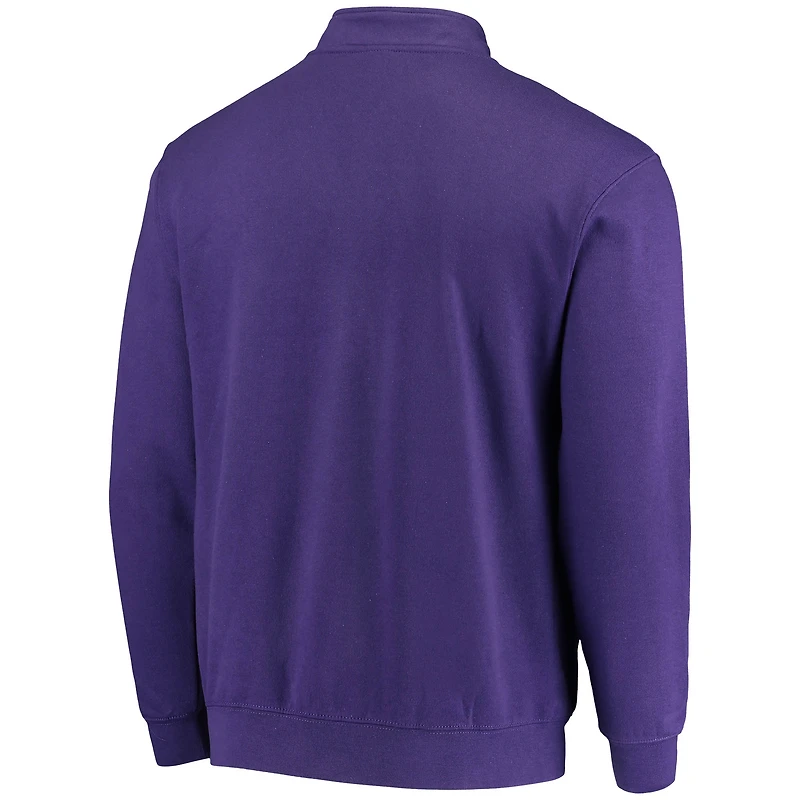 Men's Colosseum Purple Northwestern Wildcats Tortugas Logo Quarter-Zip Jacket