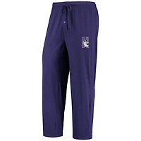 Men's Concepts Sport Purple/Heathered Charcoal Northwestern Wildcats Meter Long Sleeve Top & Pants Sleep Set