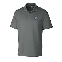 Polo texturé solide DryTec Genre pour homme, de couleur unie, acier, des Wildcats du Nord-Ouest, coupe et grande taille