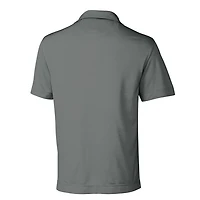 Men's Cutter & Buck Steel Northwestern Wildcats Big Tall DryTec Genre Textured Solid Polo