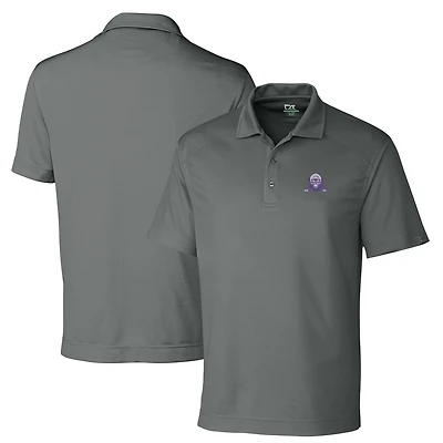 Polo texturé solide DryTec Genre pour homme, de couleur unie, acier, des Wildcats du Nord-Ouest, coupe et grande taille