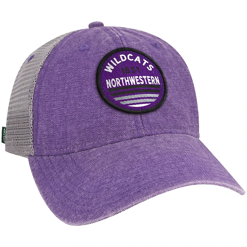 Casquette Snapback Homme Northwestern Wildcats Sunset Dashboard Trucker Violet