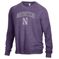 Men's Purple Northwestern Wildcats The Champ Crewneck Pullover Sweatshirt