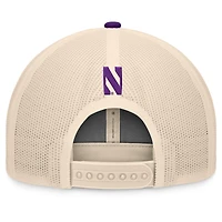 Casquette ajustable Bennett Trucker pour homme Top of the World violette/naturelle Northwestern Wildcats