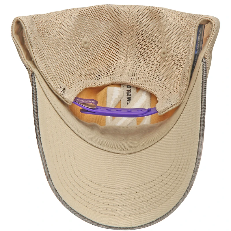 Men's Top of the World Purple/Tan Northwestern Wildcats Offroad Trucker Hat