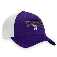 Men's Top of the World Purple/White Northwestern Wildcats Breakout Trucker Snapback Hat