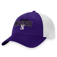 Men's Top of the World Purple/White Northwestern Wildcats Breakout Trucker Snapback Hat