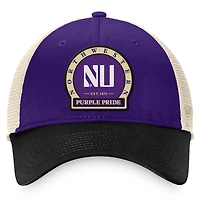Casquette réglable pour hommes Top of the World Purple Northwestern Wildcats Refined Trucker