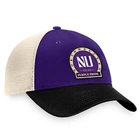 Casquette réglable pour hommes Top of the World Purple Northwestern Wildcats Refined Trucker