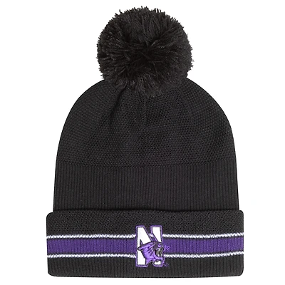 V110794 Nwstrn NTB9 NCAA UAR FA25 City Black Northwestern Collection SG Drive Pom Beanie HATMENPOM UC2351-NWCB